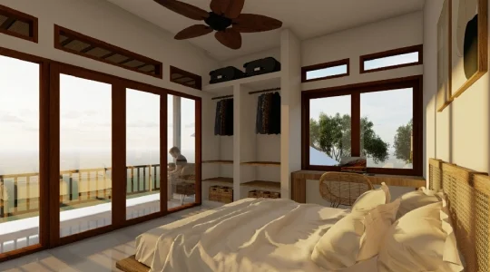 ゲストハウス完成予想図